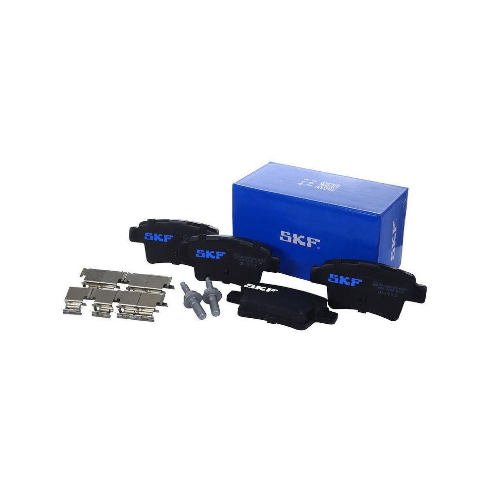 Bremsbelagsatz, Scheibenbremse SKF VKBP 90088 f&uuml;r CITRO&Euml;N PEUGEOT, Hinterachse