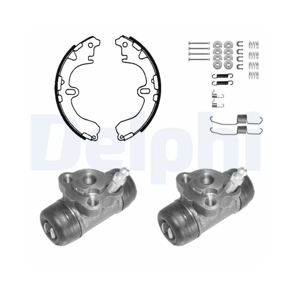 DELPHI 1062 Bremsbackensatz f&uuml;r, Hinterachse