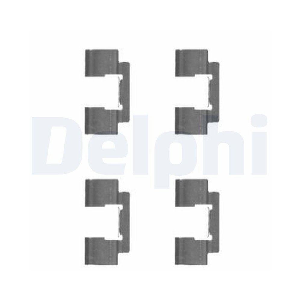 DELPHI LX0481 Zubeh&ouml;rsatz, Scheibenbremsbelag f&uuml;r CHRYSLER, Vorderachse