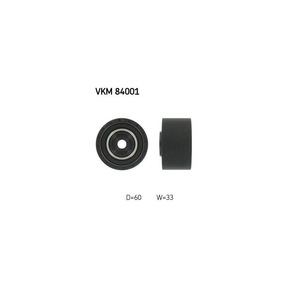 Umlenk-/F&uuml;hrungsrolle, Zahnriemen SKF VKM 84001 f&uuml;r FORD MAZDA, oben