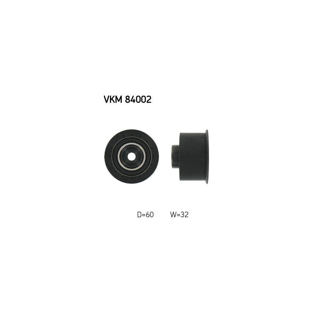 Umlenk-/F&uuml;hrungsrolle, Zahnriemen SKF VKM 84002 f&uuml;r FORD MAZDA, unten