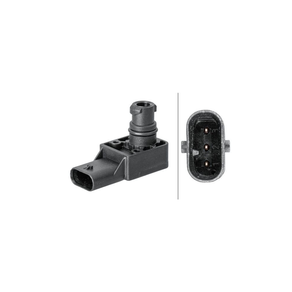 HELLA Sensor, Ladedruck 6PP 358 152-111 f&uuml;r CHRYSLER DODGE FIAT LANCIA JEEP