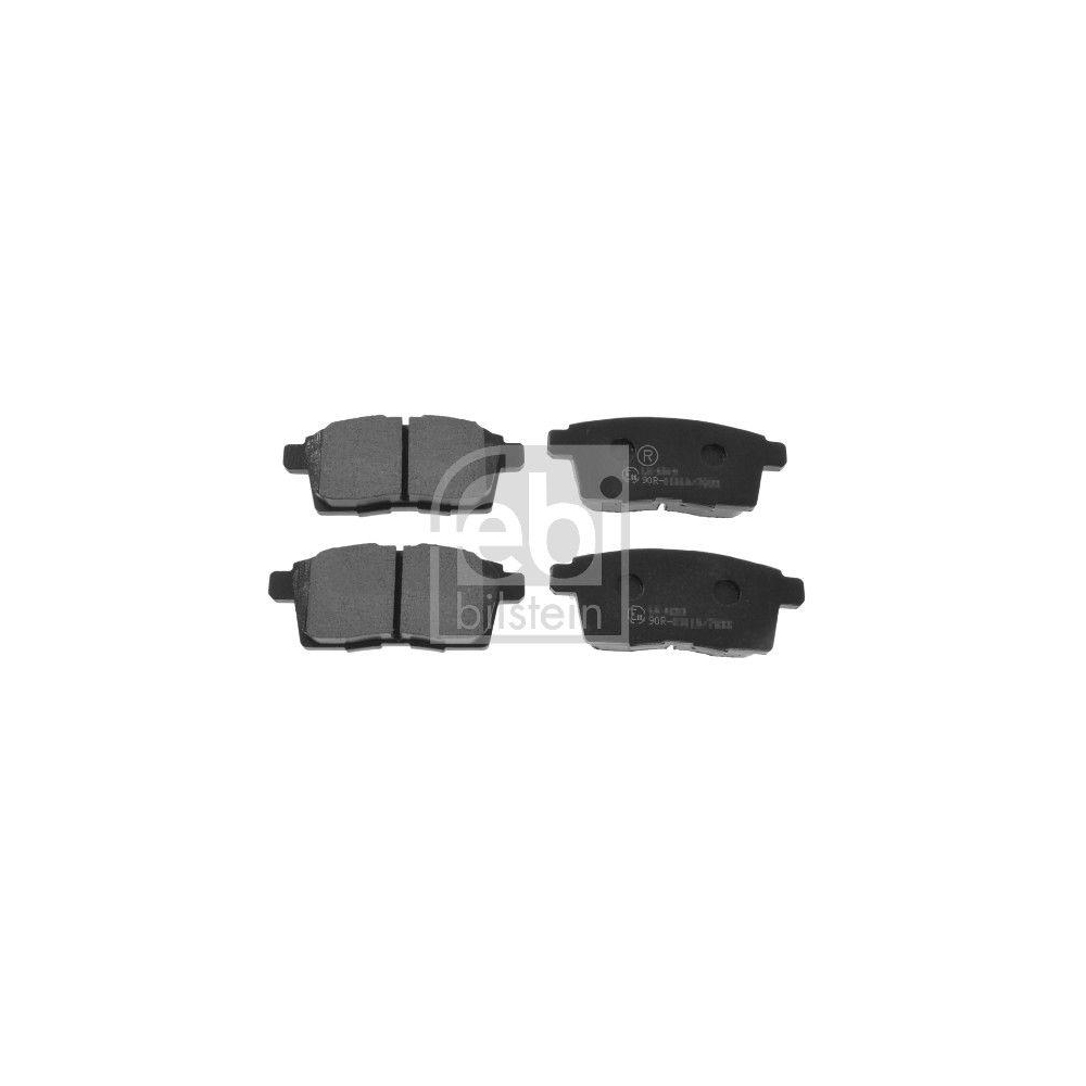 FEBI BILSTEIN Bremsbelagsatz, Scheibenbremse 116370 f&uuml;r MAZDA, Hinterachse