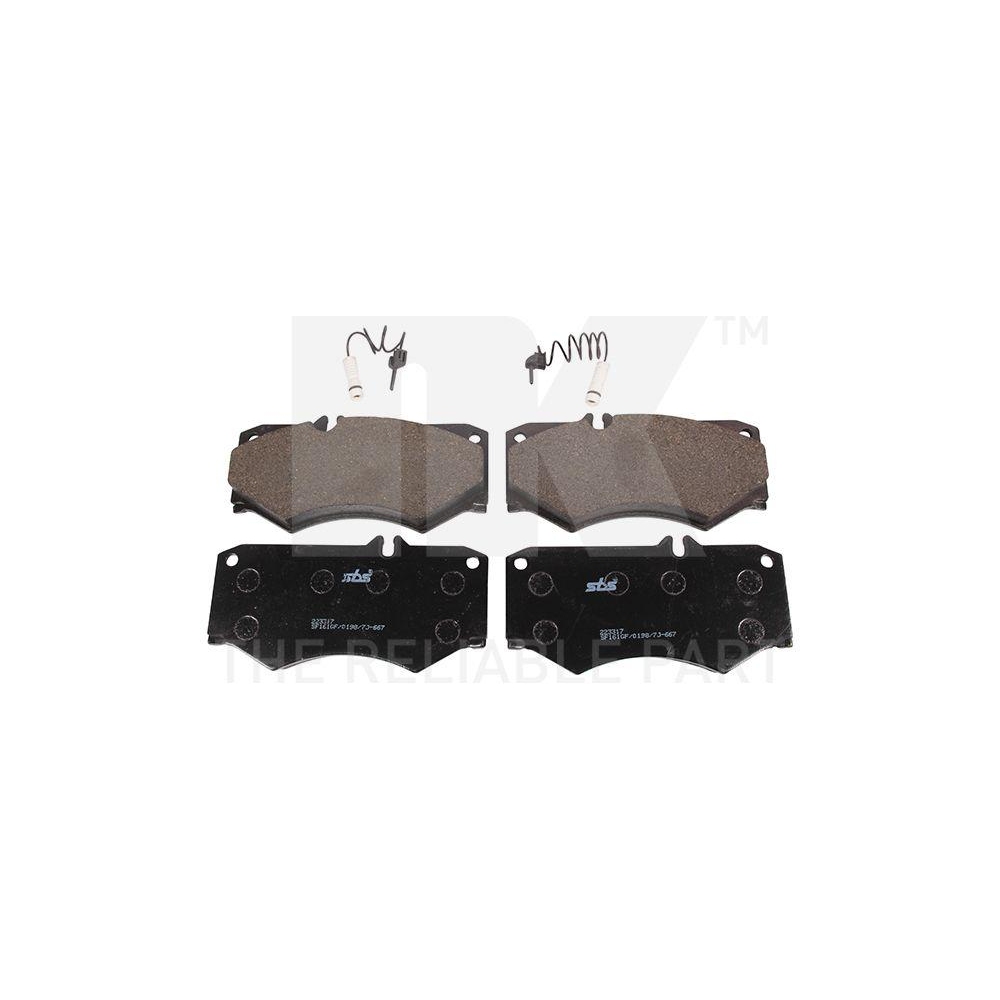 Bremsbelagsatz, Scheibenbremse NK 223317 f&uuml;r MERCEDES-BENZ, Vorderachse