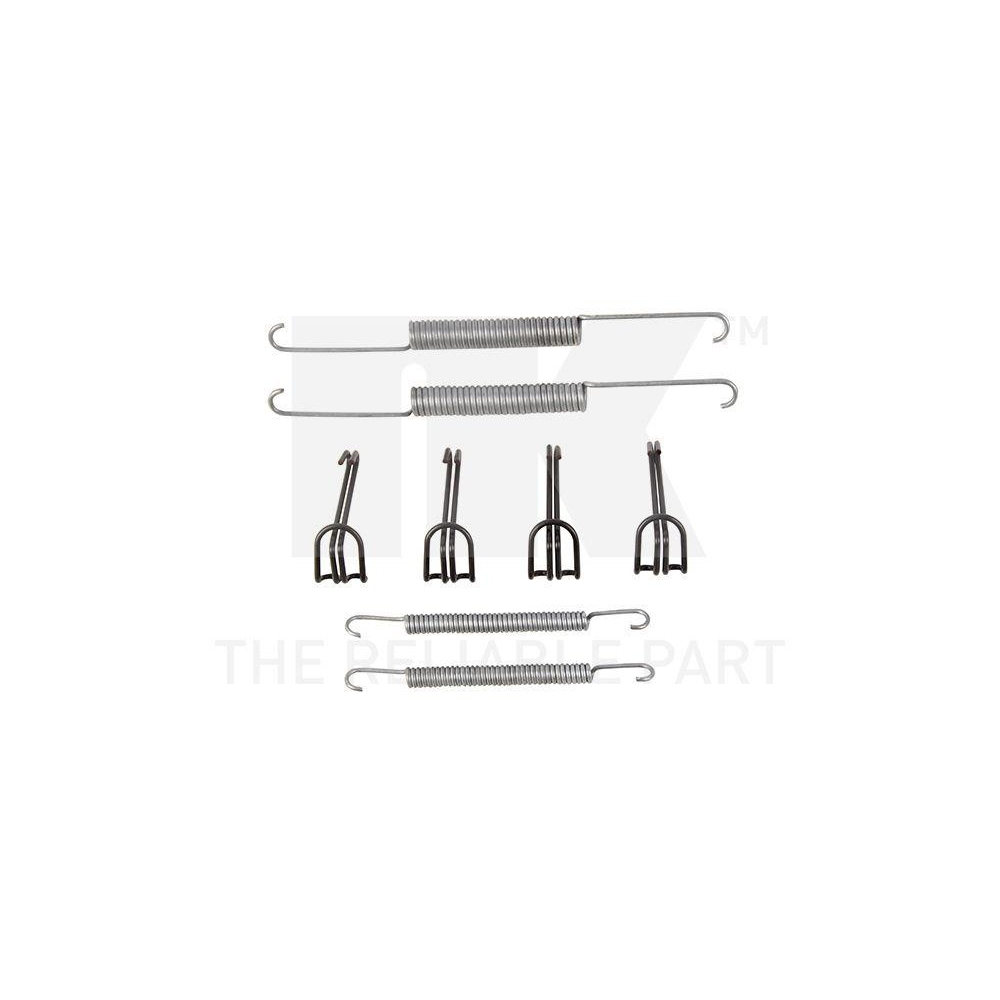 Zubehörsatz, Bremsbacken NK 7936563 für, Hinterachse