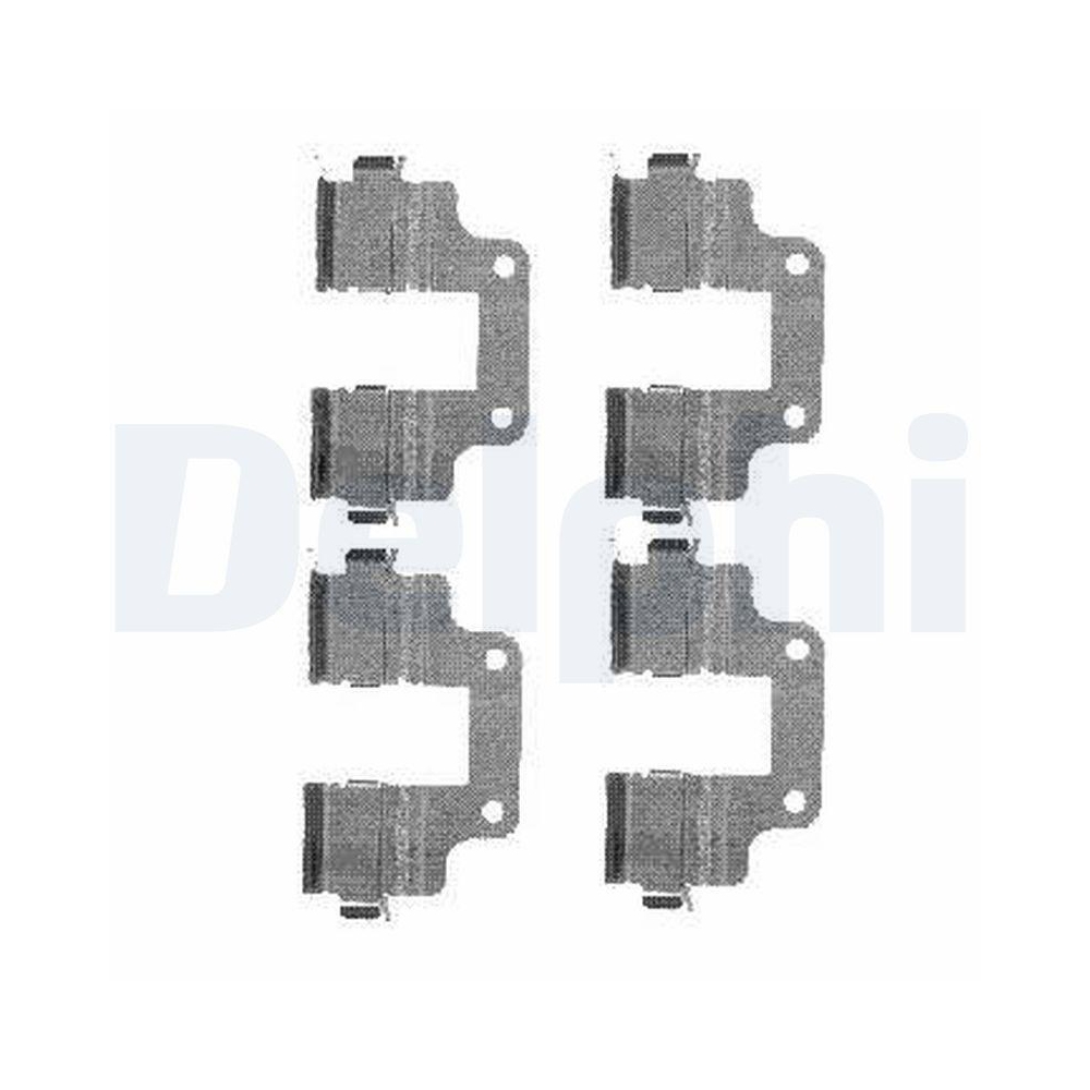 DELPHI LX0485 Zubeh&ouml;rsatz, Scheibenbremsbelag f&uuml;r, Hinterachse