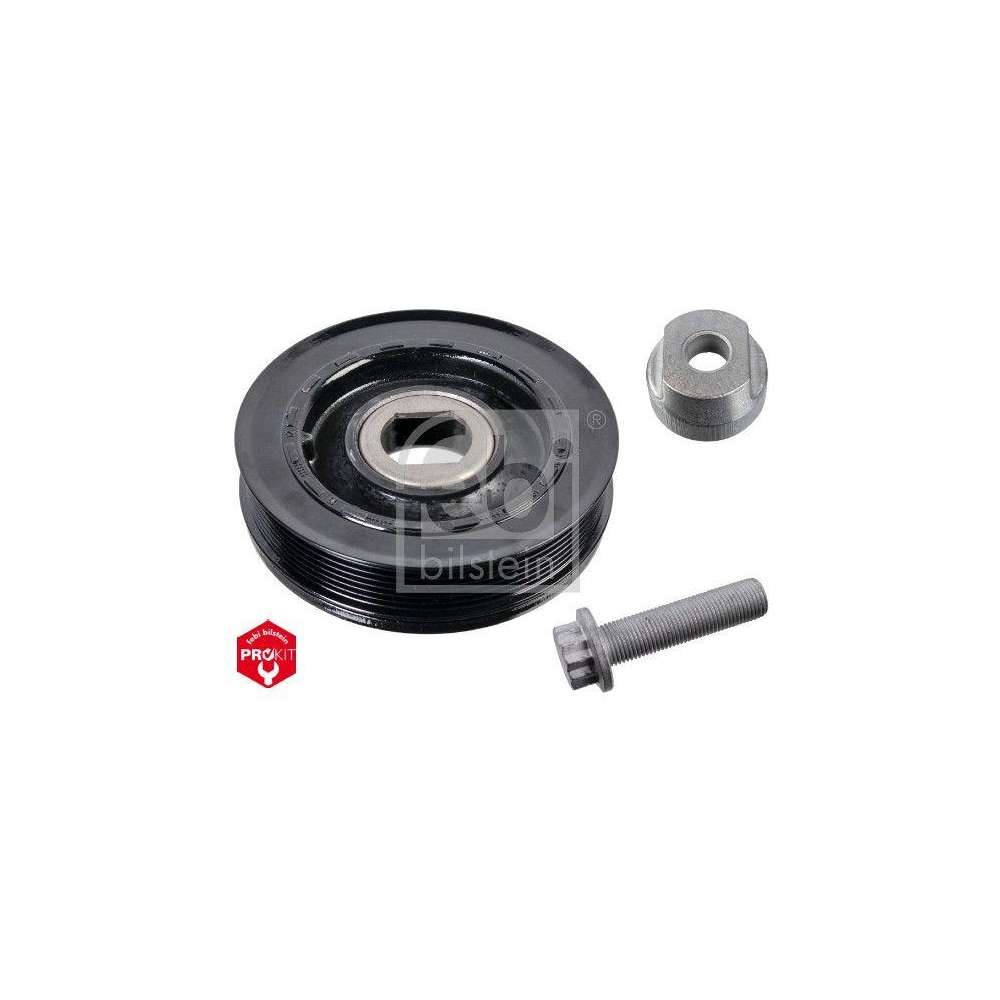 FEBI BILSTEIN Riemenscheibe, Kurbelwelle 175310 ProKit f&uuml;r FIAT MITSUBISHI OPEL