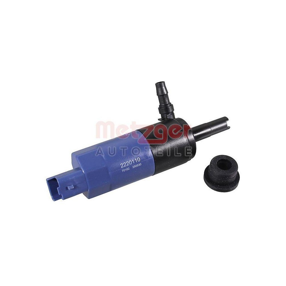 Waschwasserpumpe, Scheinwerferreinigung METZGER 2220110 für CITROËN FIAT LANCIA