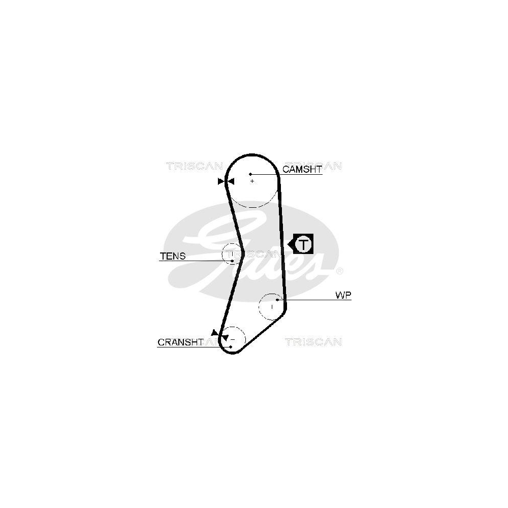 Zahnriemen TRISCAN 8645 5626xs f&uuml;r FIAT