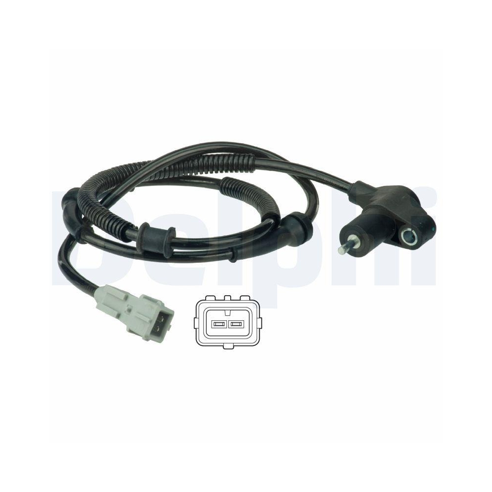 DELPHI SS20381 Sensor, Raddrehzahl f&uuml;r CITRO&Euml;N PEUGEOT, Hinterachse, Vorderachse