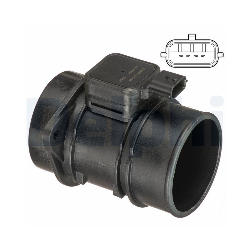 DELPHI AF10634-12B1 Luftmassenmesser f&uuml;r RENAULT DACIA