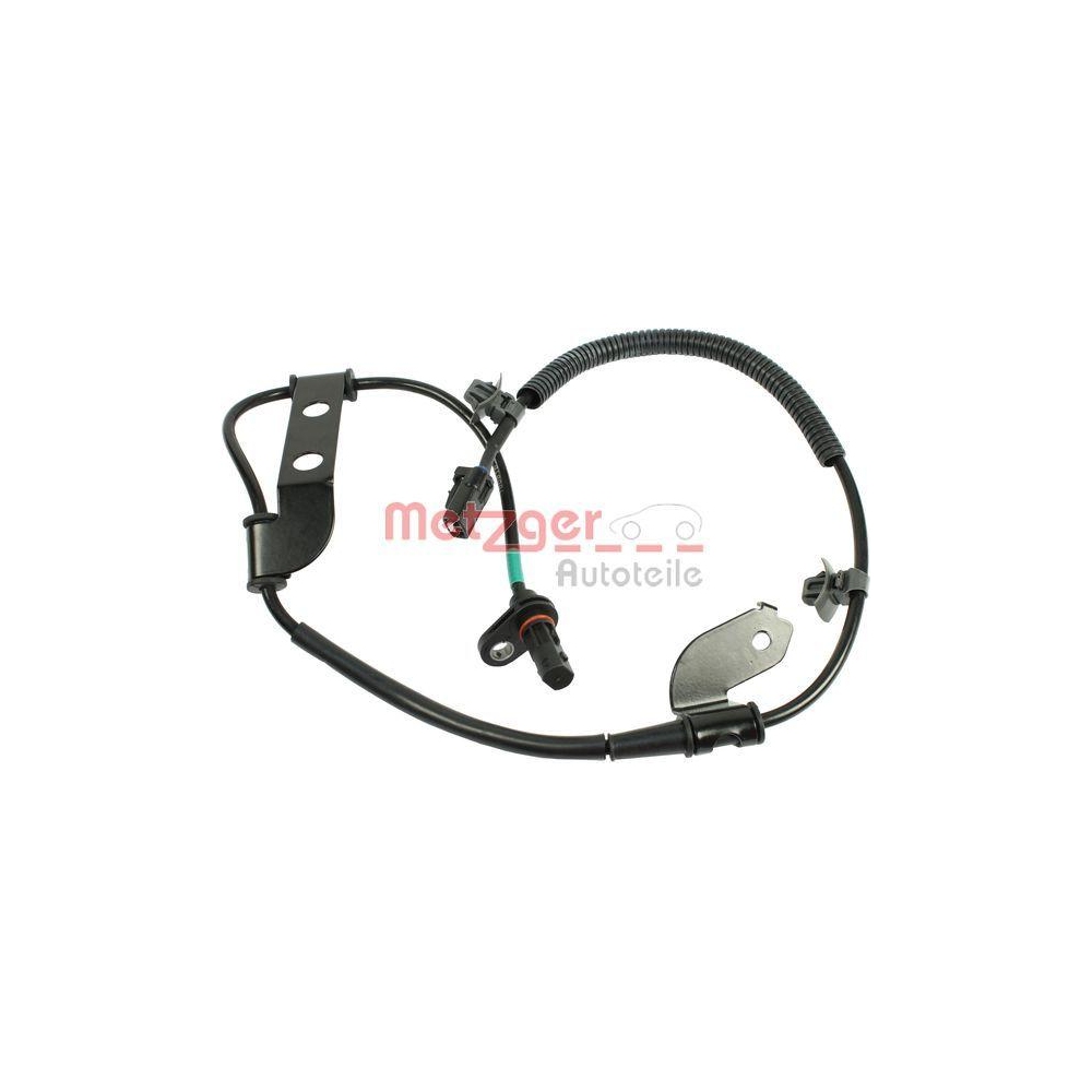 Sensor, Raddrehzahl METZGER 0900228 f&uuml;r HYUNDAI KIA, Hinterachse links