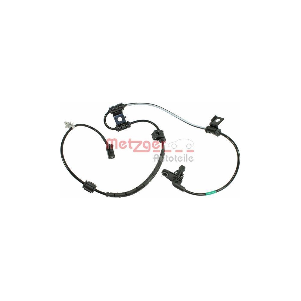 Sensor, Raddrehzahl METZGER 0900230 f&uuml;r KIA IKA, Vorderachse links