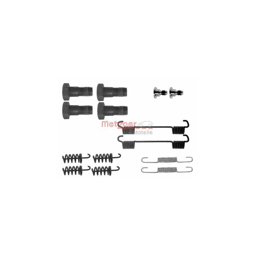 Zubeh&ouml;rsatz, Feststellbremsbacken METZGER 105-0867 GREENPARTS f&uuml;r, Hinterachse