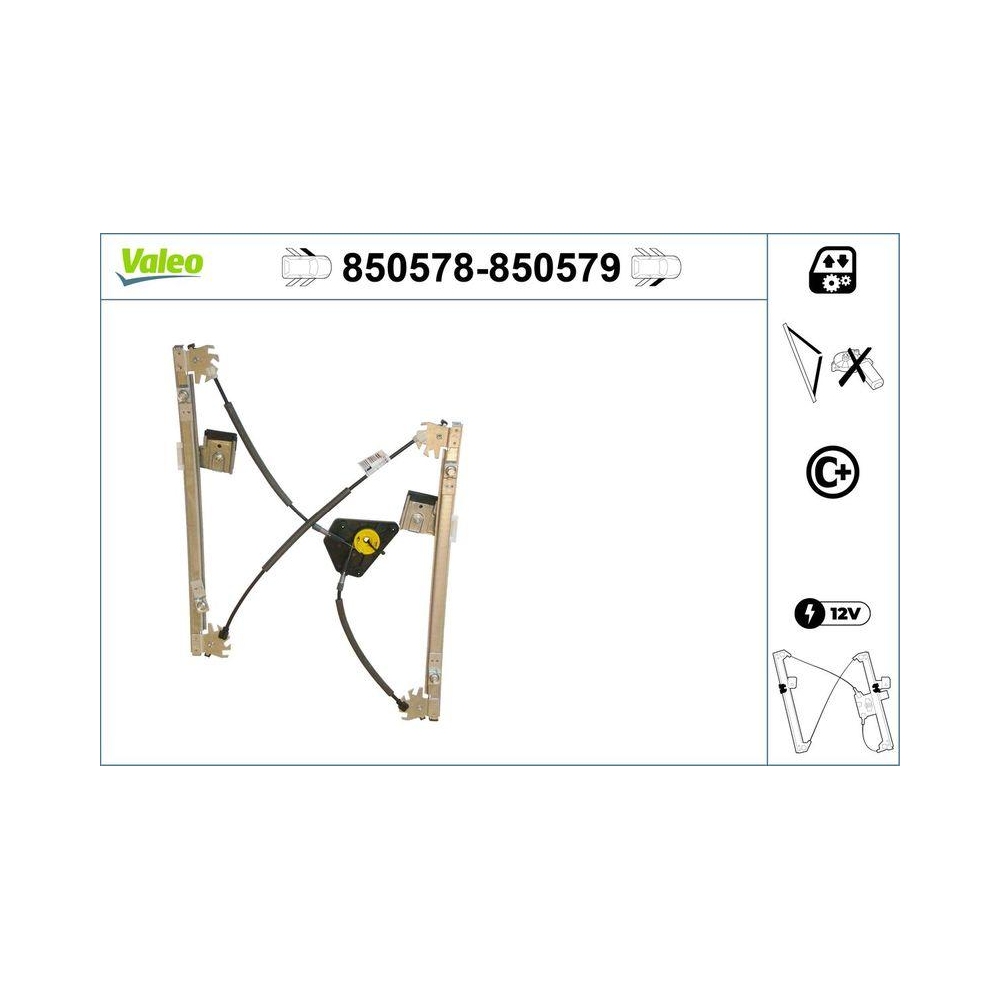 Fensterheber VALEO 850578 f&uuml;r VW, vorne links