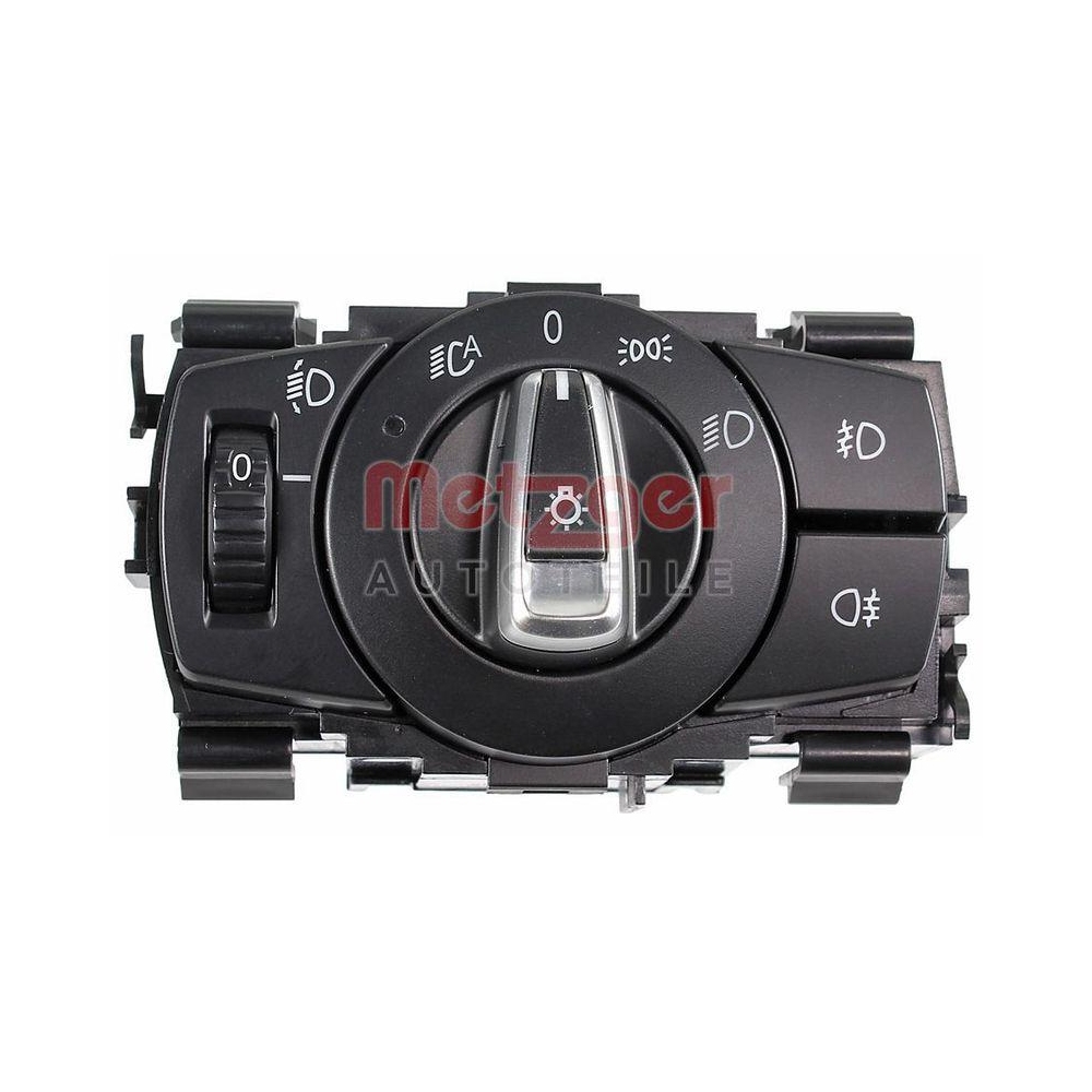 Schalter, Hauptlicht METZGER 09161215 f&uuml;r BMW, f&uuml;r Fahrzeuge mit Regensensor