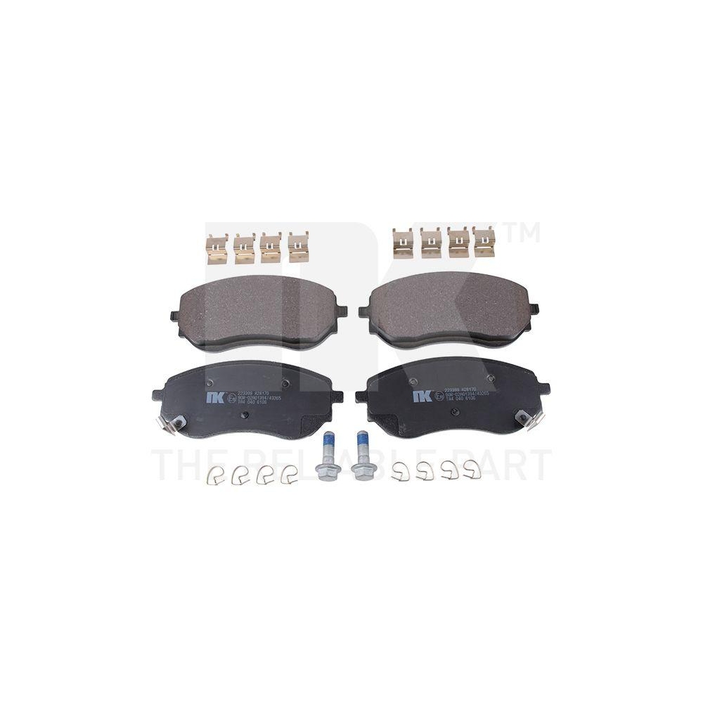 Bremsbelagsatz, Scheibenbremse NK 223399 f&uuml;r MERCEDES-BENZ, Vorderachse