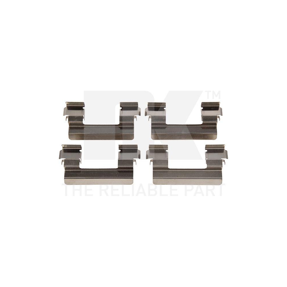 Zubehörsatz, Scheibenbremsbelag NK 7936655 für, Vorderachse