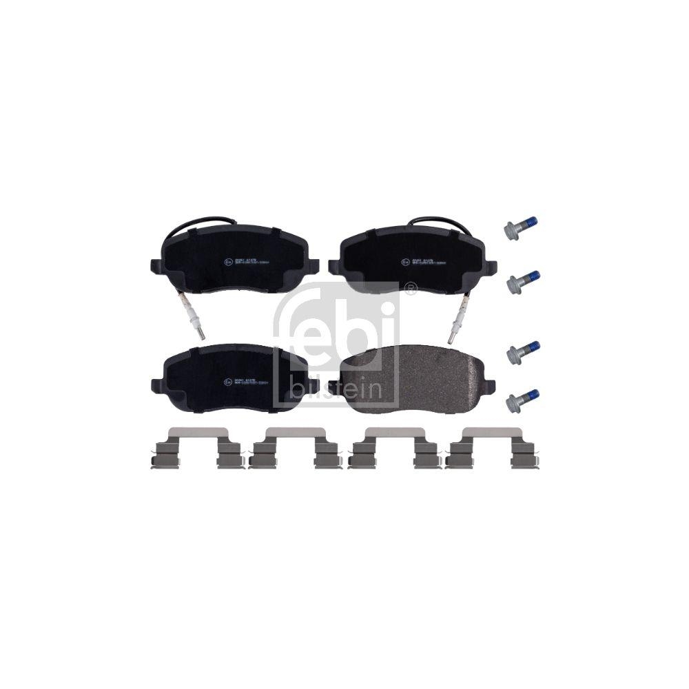 FEBI BILSTEIN Bremsbelagsatz, Scheibenbremse 16827 f&uuml;r CITRO&Euml;N FIAT LANCIA