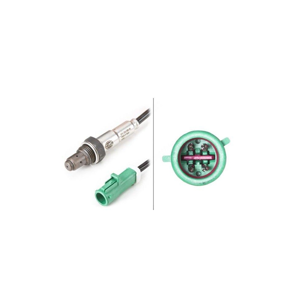 Lambdasonde HELLA 6PA 358 066-061 f&uuml;r FORD JAGUAR MAZDA FORD USA LINCOLN, links