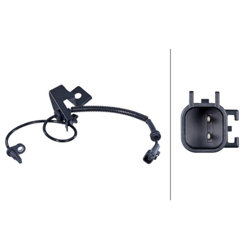 HELLA 6PU 358 422-451 Sensor, Raddrehzahl f&uuml;r FORD, Vorderachse links