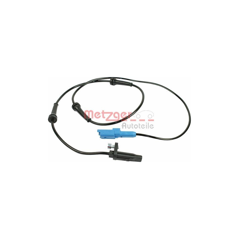 Sensor, Raddrehzahl METZGER 0900235 GREENPARTS f&uuml;r CITRO&Euml;N/PEUGEOT, Vorderachse