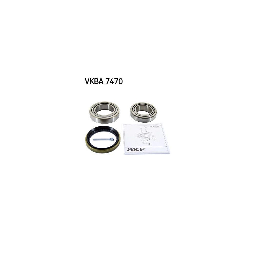 Radlagersatz SKF VKBA 7470 f&uuml;r ISUZU OPEL VAUXHALL SSANGYONG HOLDEN, Vorderachse