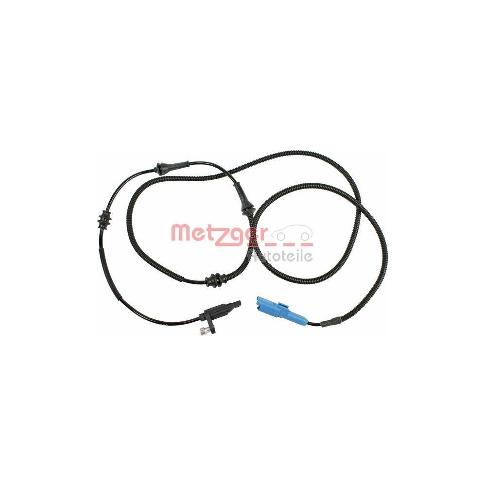 Sensor, Raddrehzahl METZGER 0900236 GREENPARTS f&uuml;r CITRO&Euml;N/PEUGEOT, Hinterachse