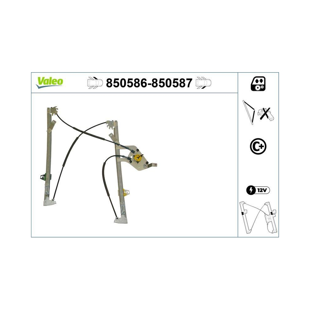 Fensterheber VALEO 850586 f&uuml;r CITRO&Euml;N, vorne links