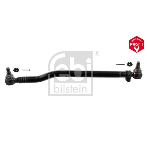 Febi Bilstein 40041 Lenkstange mit Kronenmuttern und Splinten, vom Lenkgetriebe zur 1. Vorderachse , 1 St&uuml;ck