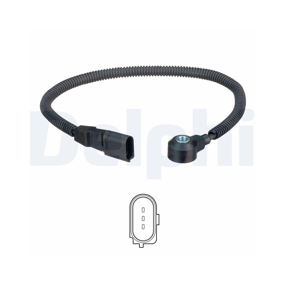 DELPHI AS10181 Klopfsensor f&uuml;r AUDI PORSCHE SEAT SKODA VW VAG, f&uuml;r Zylinder 1