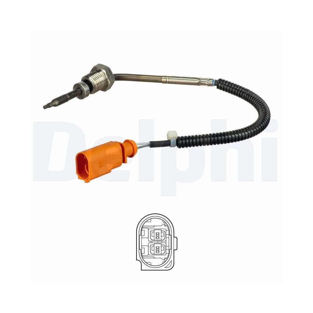 DELPHI TS30146 Sensor, Abgastemperatur f&uuml;r AUDI