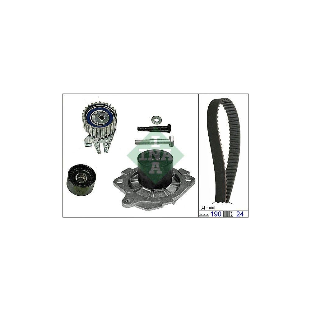 Wasserpumpe + Zahnriemensatz INA 530 0622 30 f&uuml;r ALFA ROMEO FIAT LANCIA