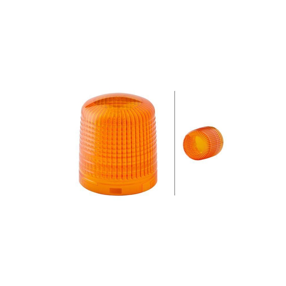 HELLA Lichtscheibe, Rundumkennleuchte 9EL 862 141-021 f&uuml;r DAF