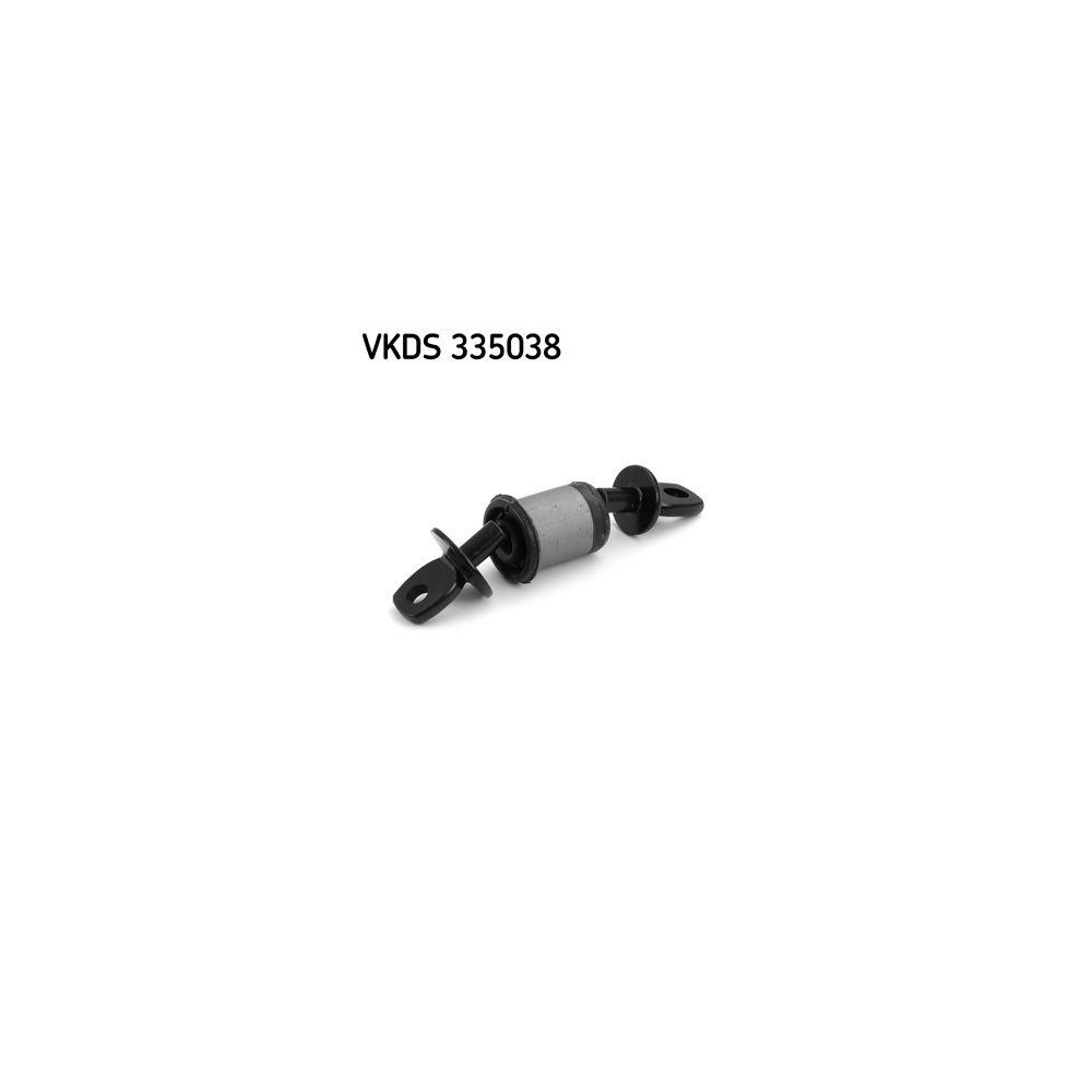 Lagerung, Lenker SKF VKDS 335038 für OPEL, Vorderachse beidseitig, unten, vorne
