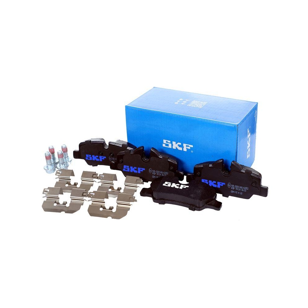 Bremsbelagsatz, Scheibenbremse SKF VKBP 90124 f&uuml;r MINI, Hinterachse
