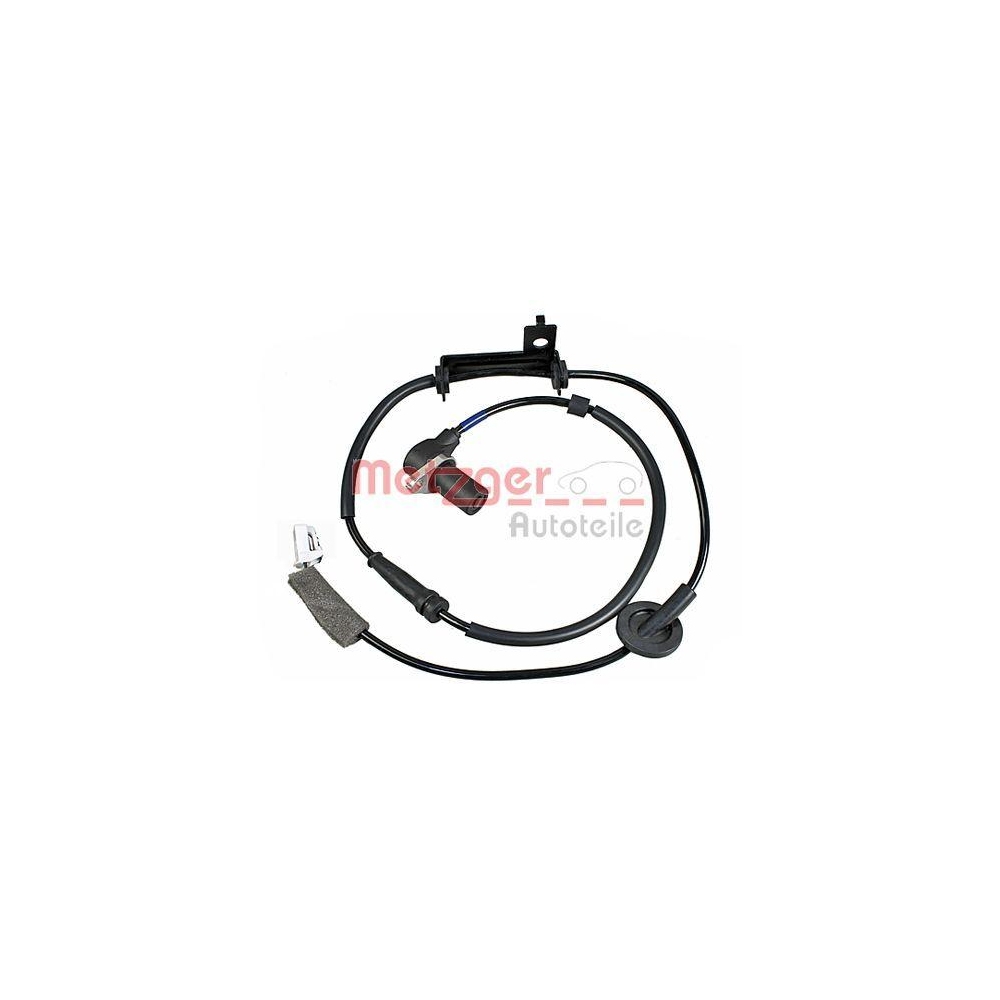 Sensor, Raddrehzahl METZGER 09001027 f&uuml;r HYUNDAI, Hinterachse links