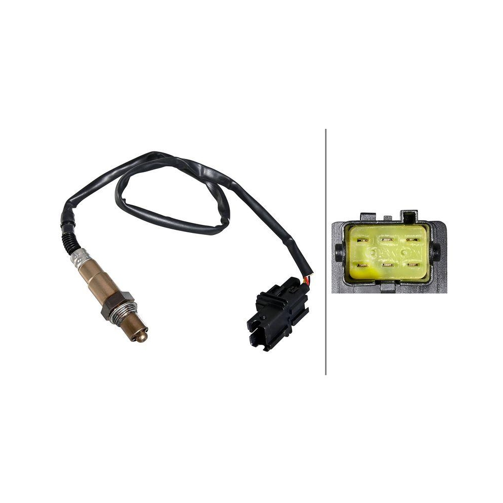 HELLA Lambdasonde 6PA 358 221-391 für ALFA ROMEO, links, rechts, vor Katalysator