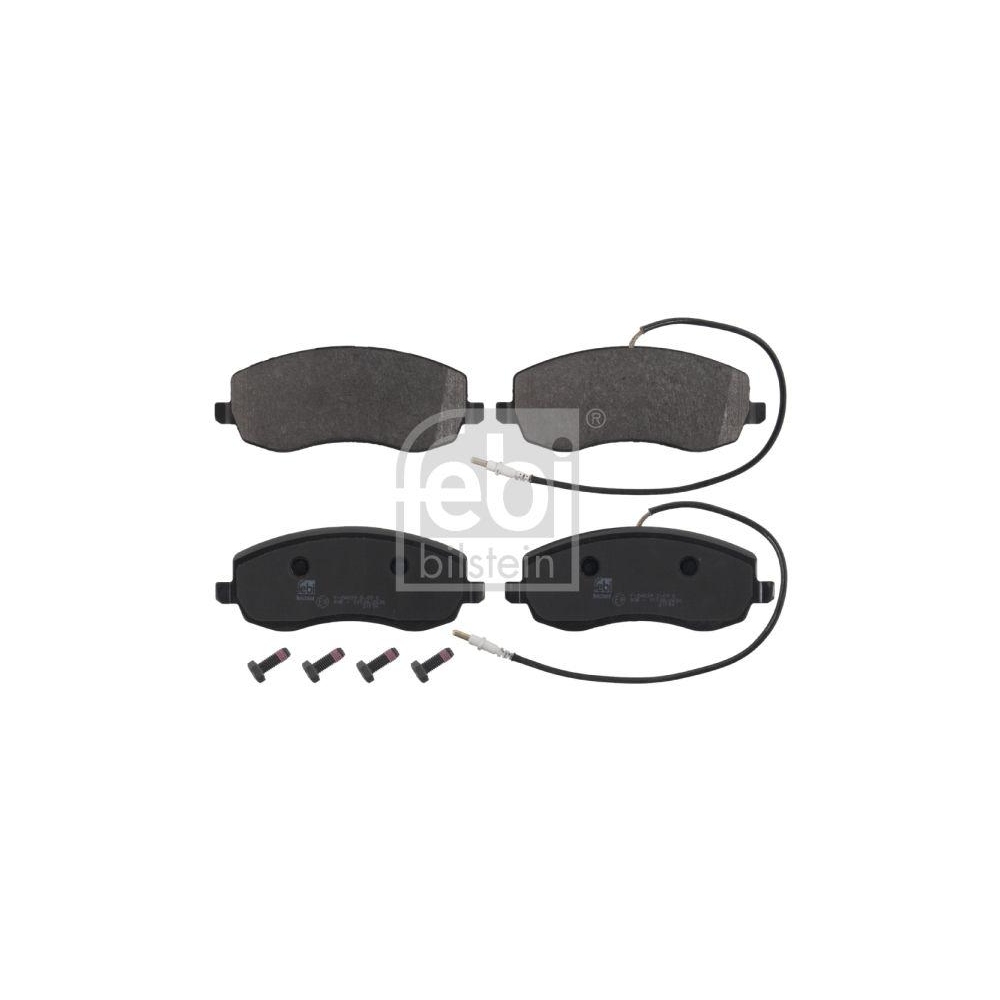 FEBI BILSTEIN Bremsbelagsatz, Scheibenbremse 16846 f&uuml;r CITRO&Euml;N FIAT LANCIA