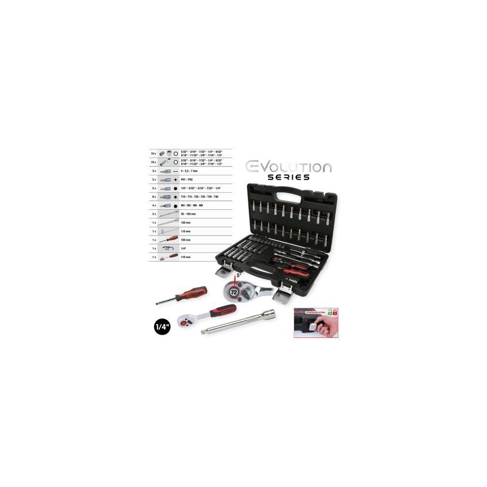 Steckschlüsselsatz KS TOOLS 918.0847 für