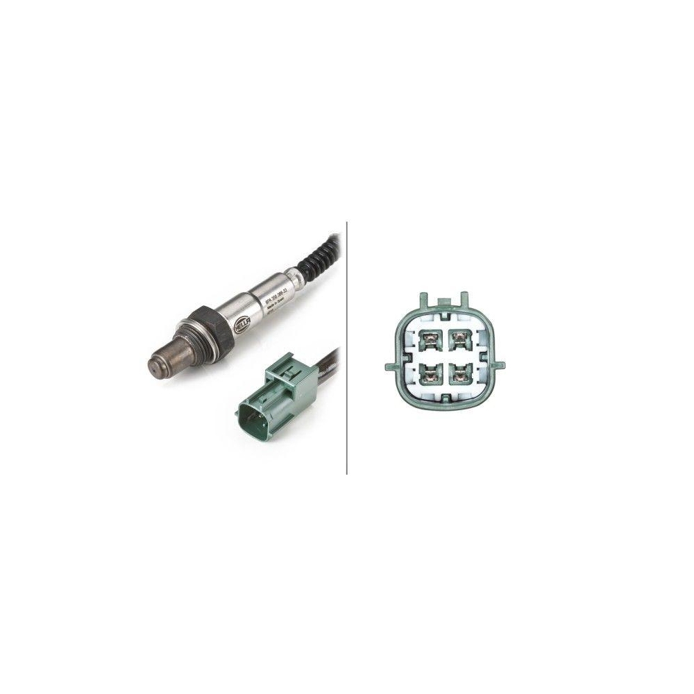 Lambdasonde HELLA 6PA 358 066-331 f&uuml;r NISSAN INFINITI, links, rechts, vorne