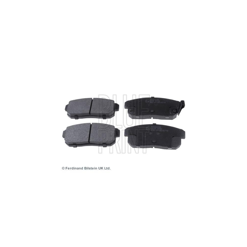 Bremsbelagsatz, Scheibenbremse BLUE PRINT ADK84230 f&uuml;r MAZDA SUBARU SUZUKI