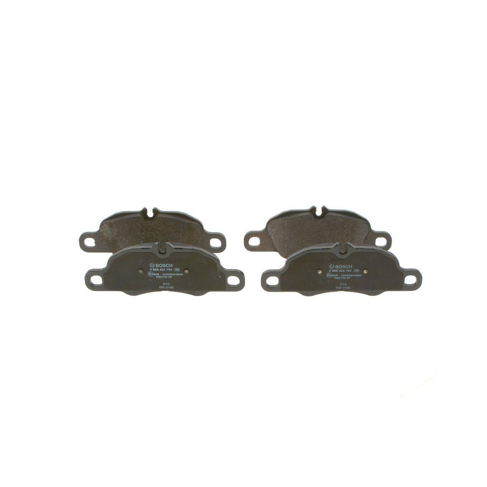 Bremsbelagsatz, Scheibenbremse BOSCH 0 986 494 784 für PORSCHE, Vorderachse