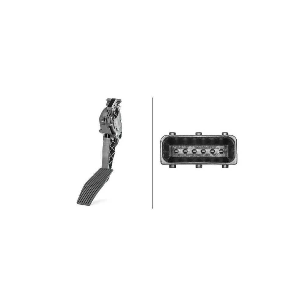 HELLA Sensor, Fahrpedalstellung 6PV 009 765-741 f&uuml;r OPEL VAUXHALL CHEVROLET