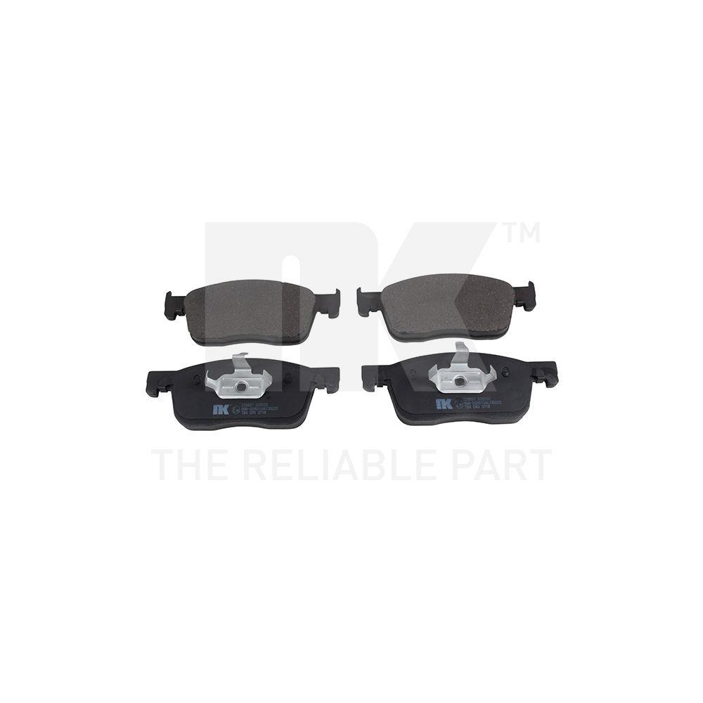 Bremsbelagsatz, Scheibenbremse NK 229997 für CITROËN FIAT OPEL PEUGEOT TOYOTA