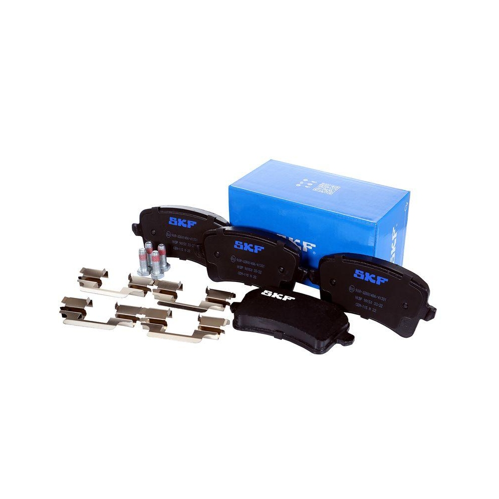 Bremsbelagsatz, Scheibenbremse SKF VKBP 90150 f&uuml;r AUDI, Hinterachse