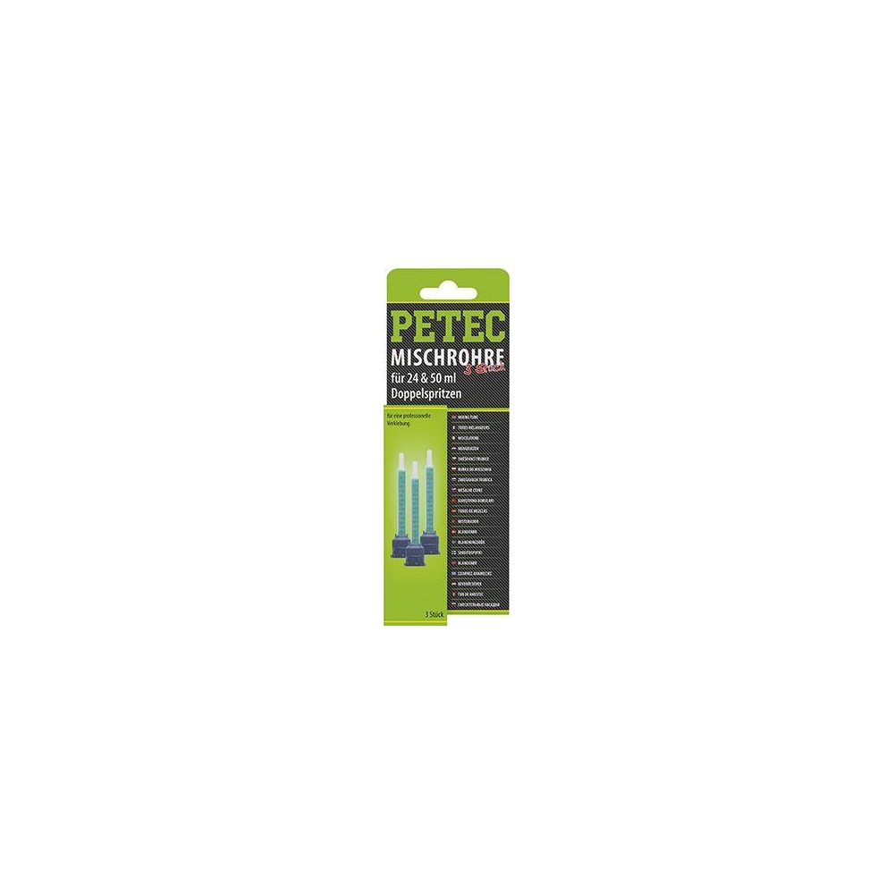 Petec 98603 Statikmischrohr für 3 Spritze, 24 ml und 50 ml