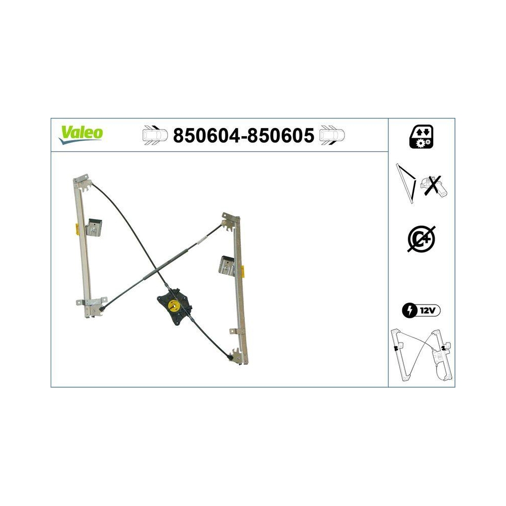 Fensterheber VALEO 850604 für VW, vorne links