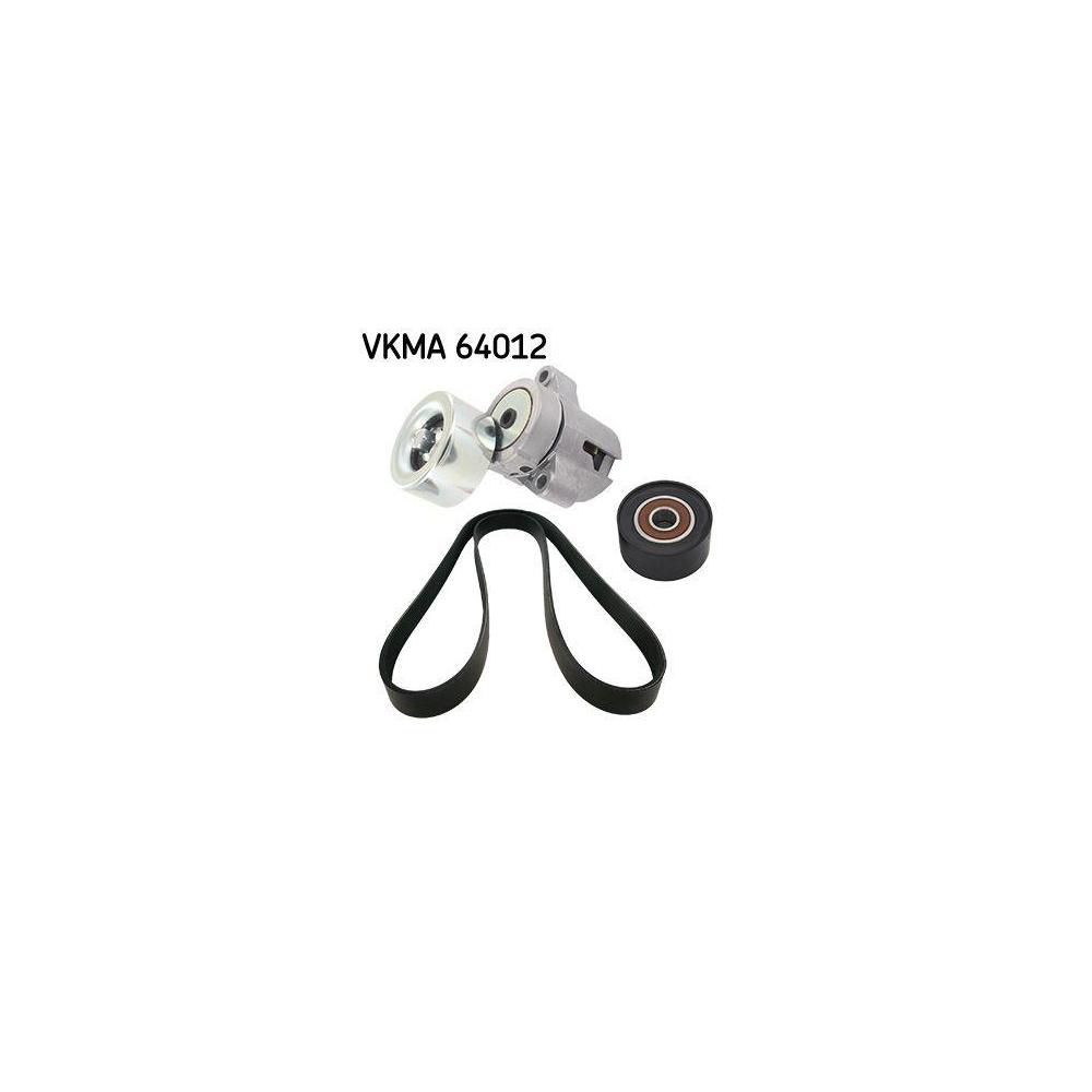 Keilrippenriemensatz SKF VKMA 64012 f&uuml;r MAZDA, f&uuml;r Fahrzeuge mit Klimaanlage