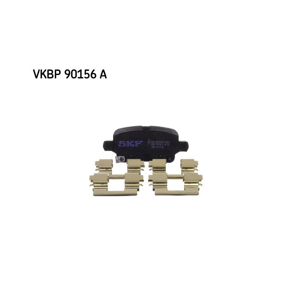 Bremsbelagsatz, Scheibenbremse SKF VKBP 90156 A f&uuml;r OPEL VAUXHALL CHEVROLET